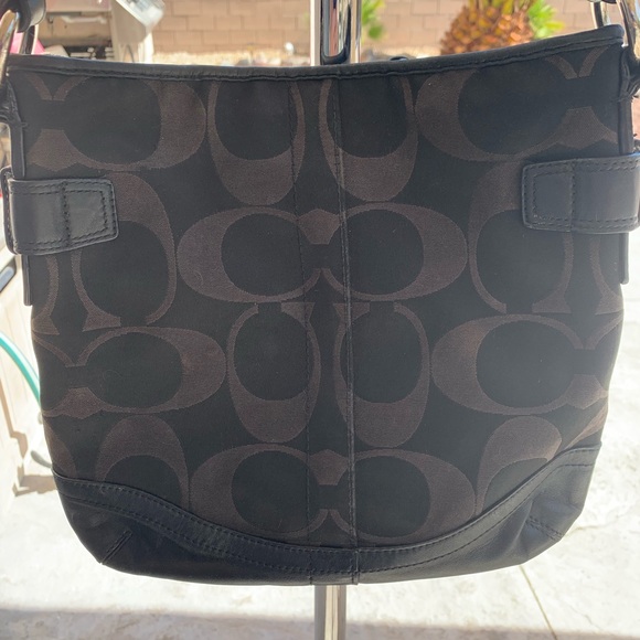 Coach Signature Duffle Shoulder Crossbody Purse - Picture 2 of 8